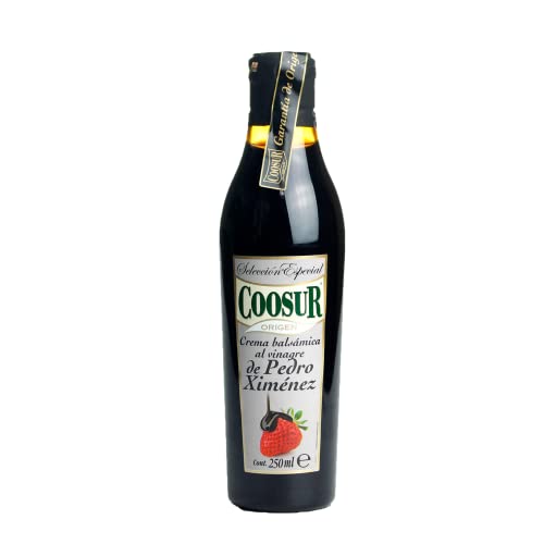 COOSUR - Crema Balsámica al Vinagre de Pedro Ximénez. Botella 250 ml