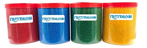 FRUTITOSCOM - Azúcar para palomitas - Pack 4 sabores - (4 x 500 gr)