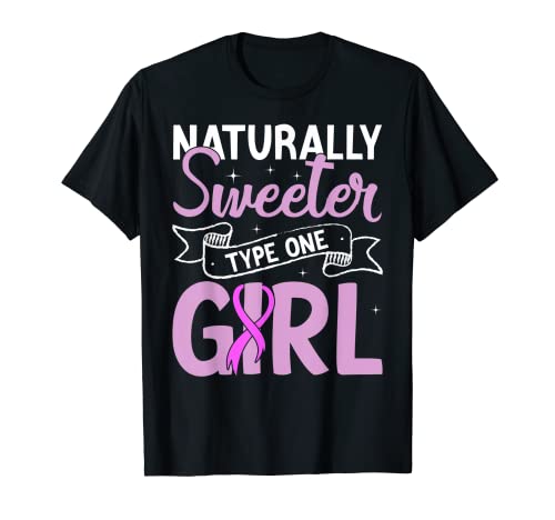 Camisa de conciencia de la diabetes tipo dulce regalo de una niña Camiseta