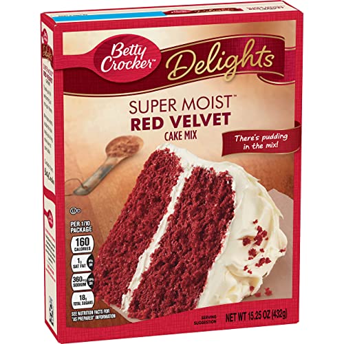 Betty Crocker Super Moist Red Velvet Cake Mix - 432 gr